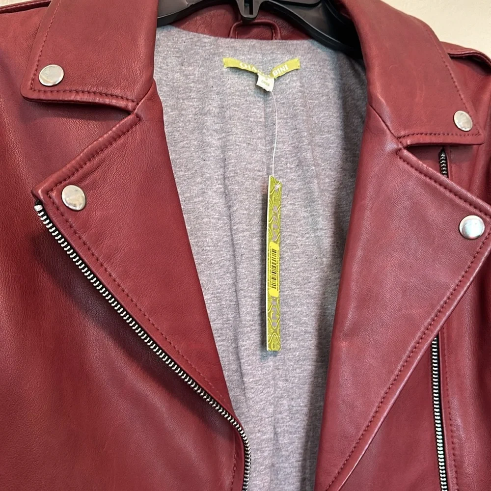 NWT Gianni Bini red leather jacket - Picture 3 of 12